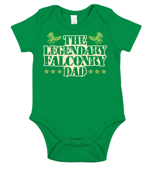 falconry papa saying Short Sleeve Baby One-Piece