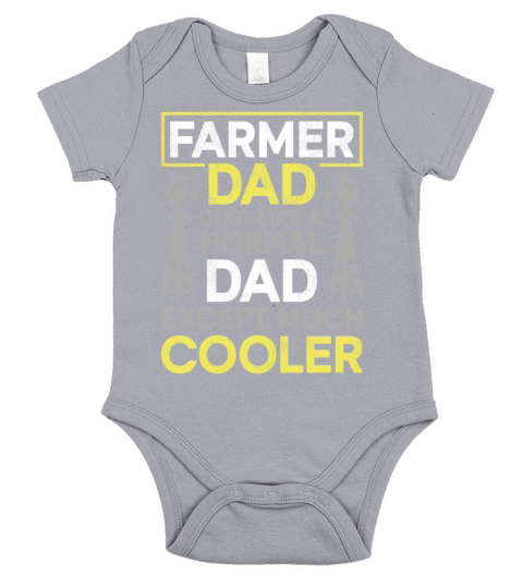Farming Farmer Dad Father Vintage Short Sleeve Baby One-Piece