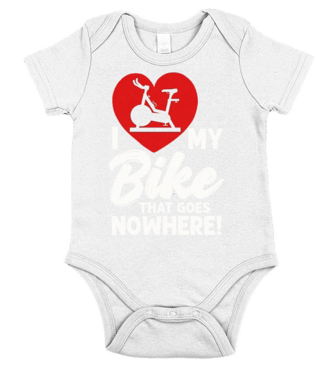 I Love My Bike That Goes Nowhere Short Sleeve Baby One-Piece