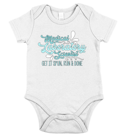 Lab Technician Medical Laboratory Loves Healthcare Short Sleeve Baby One-Piece