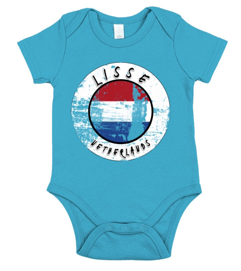 Lisse Netherlands Vintage Short Sleeve Baby One-Piece