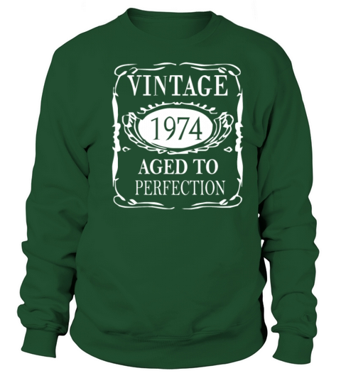 40th Birthday Vintage 1974 Sweatshirt Unisex