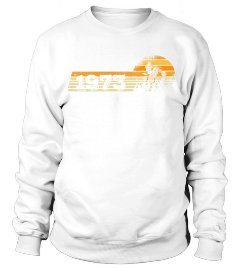 ATVs Quad-Biker Vintage 1973 Birthday offroad Sweatshirt Unisex