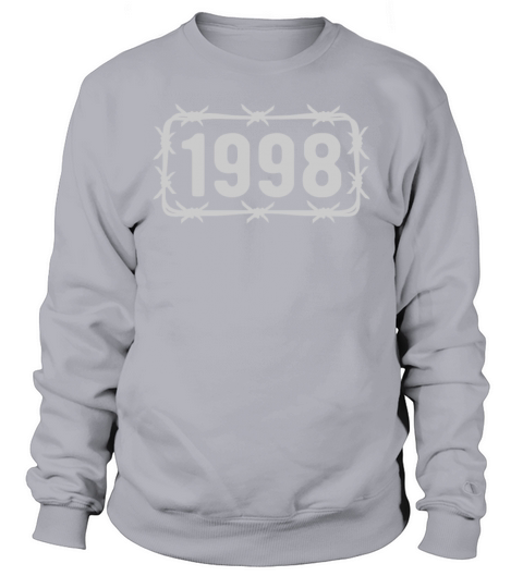 Birthday Vintage 1998 Barbed Wire Sweatshirt Unisex