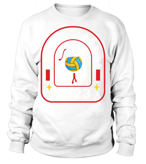 Class Of 2023 Volleyball Archery Graduation Gift Sweatshirt Unisex