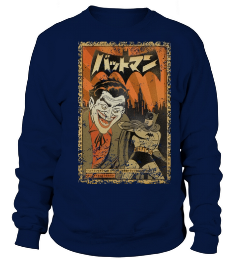 DC Comics Originals Batman The Joker Japanese Sweatshirt Unisex