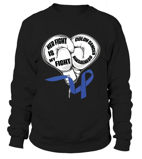 I Wear Blue Colon Cancer Awareness Survivor Sweatshirt Unisex