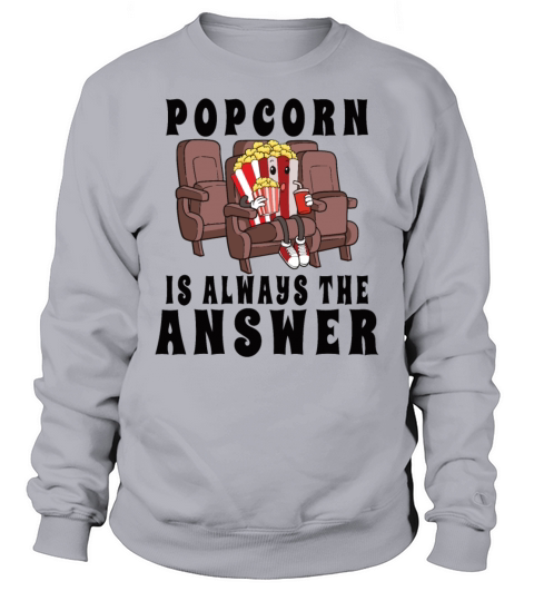 Movie Watching Cinema Popcorn Binge Watching Sweatshirt Unisex