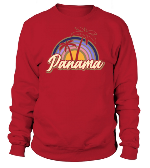 Panama Vintage Sunset Panamanian Wildness Sweatshirt Unisex