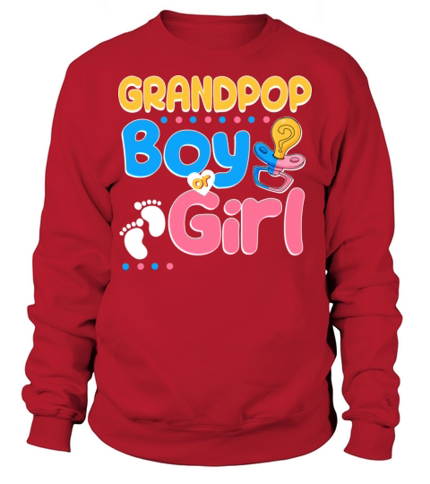 Pink or Blue Grandpop Loves You Best Grandpa Ever Sweatshirt Unisex