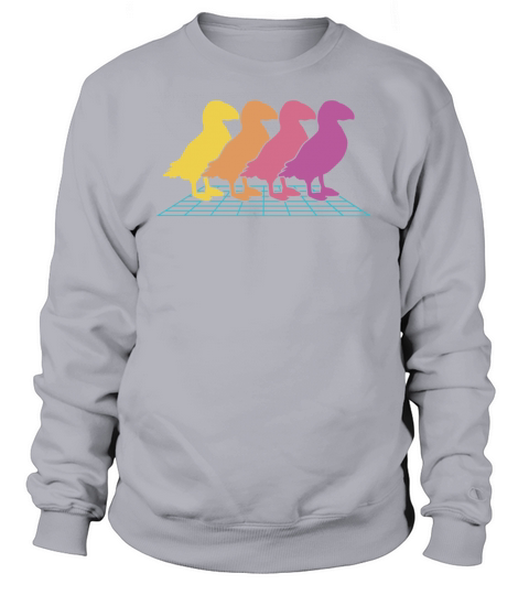 Puffins Seabird Vintage Iceland Bird Puffin Sweatshirt Unisex