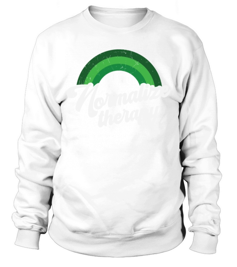 Rainbow Mental Health Normalize Therapy Sweatshirt Unisex