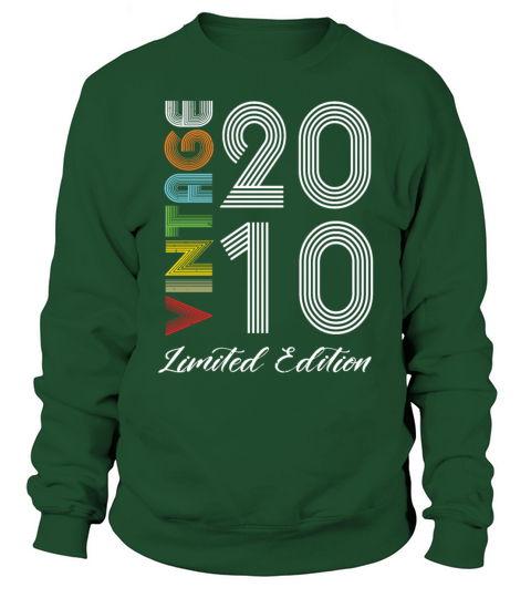 Vintage 2010 Vintage Birthday Retro Vintage Sweatshirt Unisex