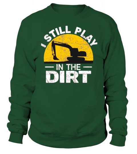 vintage excavator operator construction worker Sweatshirt Unisex