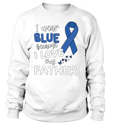 Wear Blue Colon Cancer Awareness Survivor Sweatshirt Unisex