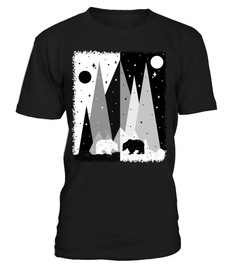 Bear In The Mountains T-Shirt Unisex