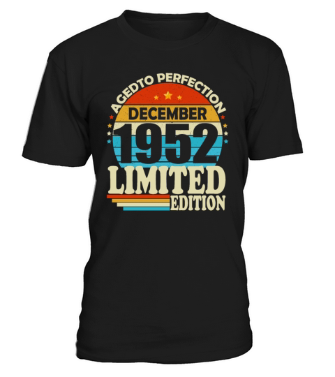 December 1952 Vintage vintage retro birthday T-Shirt Unisex