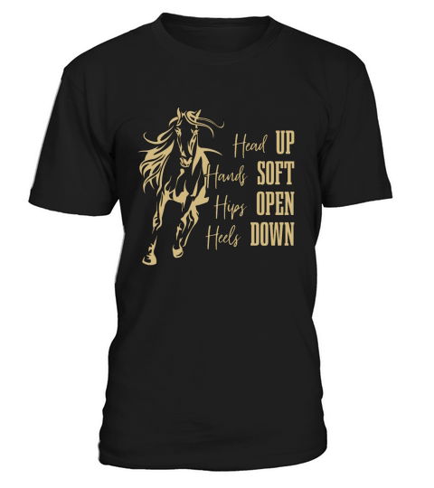 Dressage Head Up Hands Soft Equine Dressage Rider T-Shirt Unisex