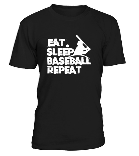 Eat Sleep Baseball Repeat T-Shirt Unisex