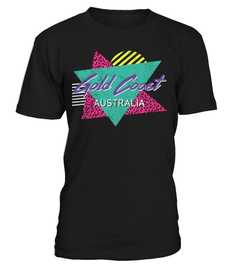 Gold Coast Australia Vintage Retro 80s 90s Vacatio T-Shirt Unisex