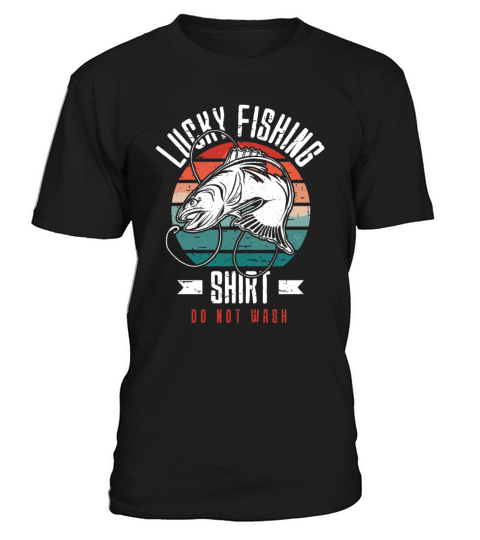 Lucky Fishing Shirt for Fish Hunter and Fisherman T-Shirt Unisex