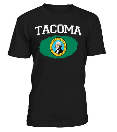 Tacoma Wa Washington Flag Vintage Usa Sports Men W T-Shirt Unisex