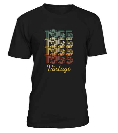 Vintage Birthday Gift Born In 1955 Slogan T-Shirt Unisex