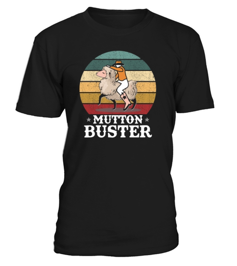 Vintage Cutest Mutton Buster Childrens Sheep Ride T-Shirt Unisex