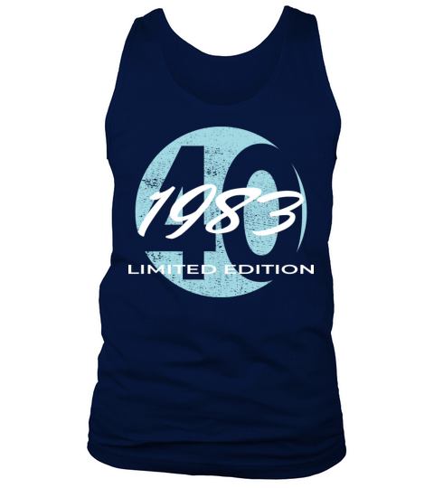 40th birthday men women 40 years 1983 vintage Tank Top Unisex