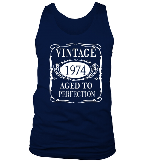 40th Birthday Vintage 1974 Tank Top Unisex