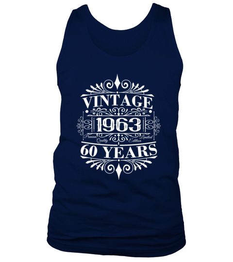 60th birthday vintage men women ornaments Tank Top Unisex