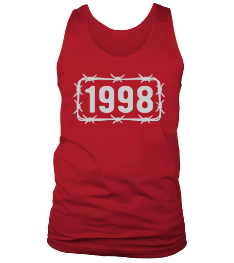 Birthday Vintage 1998 Barbed Wire Tank Top Unisex
