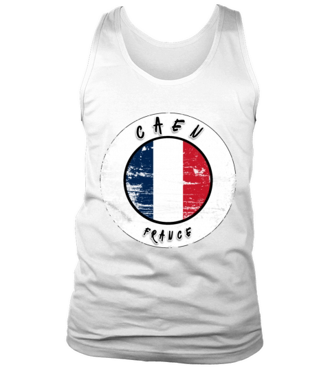 Caen France Vintage Tank Top Unisex
