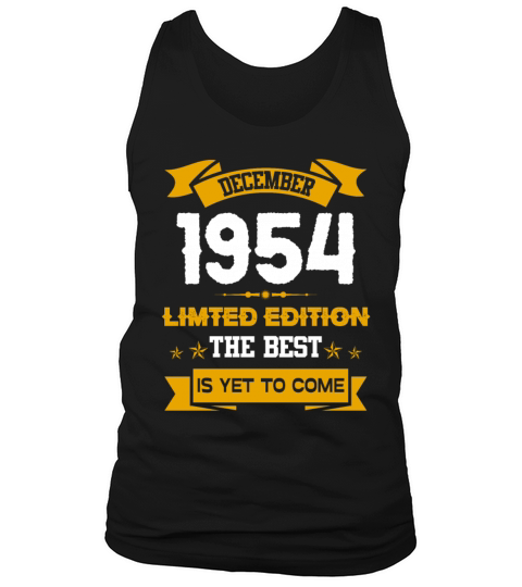 December 1954 Birthday Surprise Tank Top Unisex