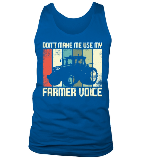 Farming Farmer Vintage Tractor Tank Top Unisex