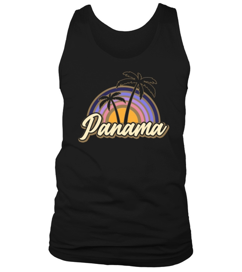 Panama Vintage Sunset Panamanian Wildness Tank Top Unisex