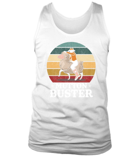 Vintage Cutest Mutton Buster Childrens Sheep Ride Tank Top Unisex