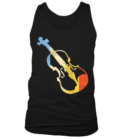 Violin Violinist Retro Vintage Tank Top Unisex