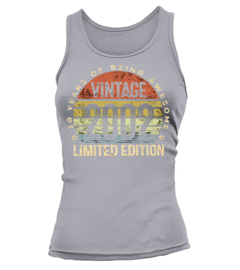 18 Year Old Vintage 2002 Limited Edition 18th Birt Tank top Woman