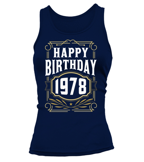 1978 Birthday Gift Birthday Bursdag Vintage Tank top Woman