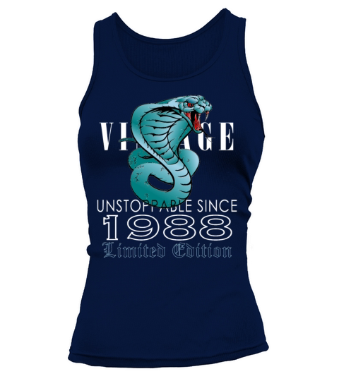 1988 Vintage Snake 35 Years Limited Edition Tank top Woman