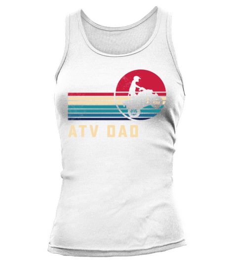 all terrain vehicles DAD aesthetic vintage art ret Tank top Woman