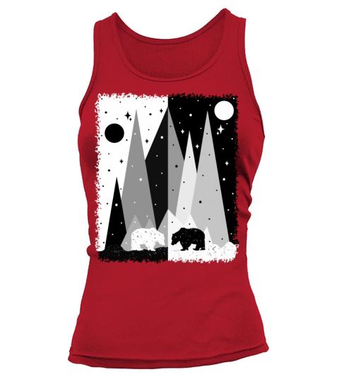 Bear In The Mountains Tank top Woman