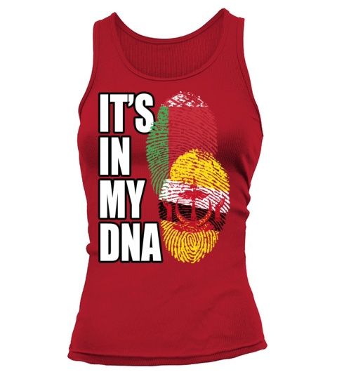 Belarusian And Bruneian Mix Heritage DNA Flag Tank top Woman
