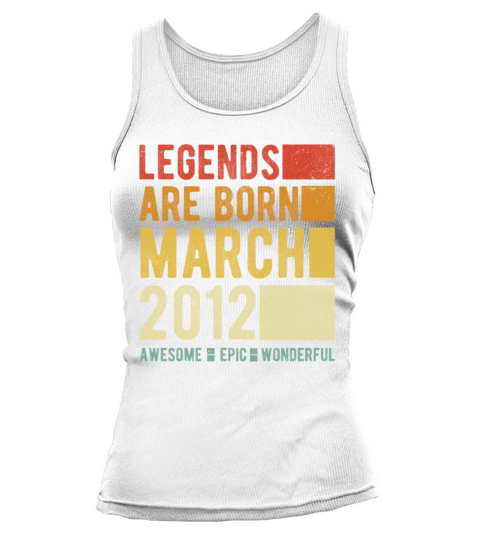 Birthday March 2012 Tank top Woman