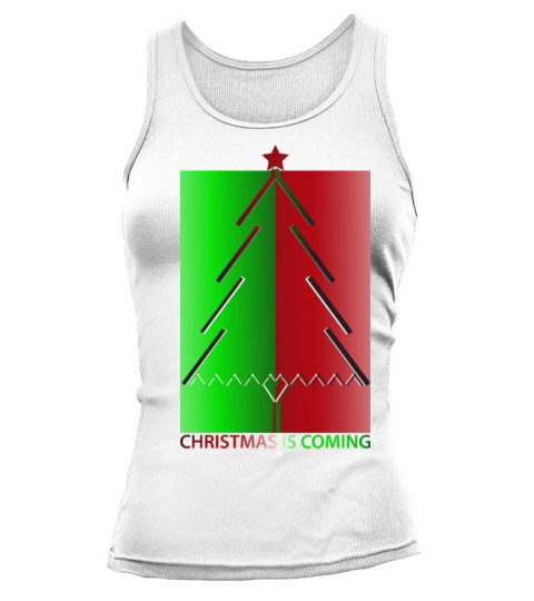 Christmas Is Coming Without Background Tank top Woman