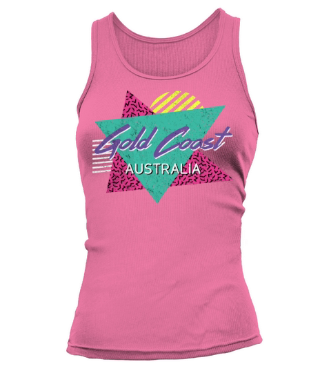 Gold Coast Australia Vintage Retro 80s 90s Vacatio Tank top Woman