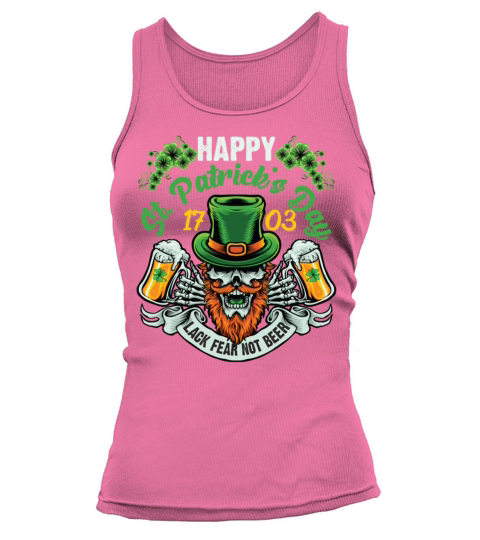 Happy St Patricks Day Beer Funny Green Tank top Woman