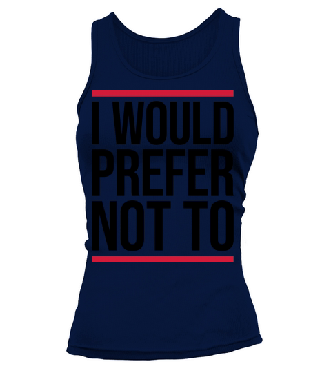 I prefer not to Tank top Woman