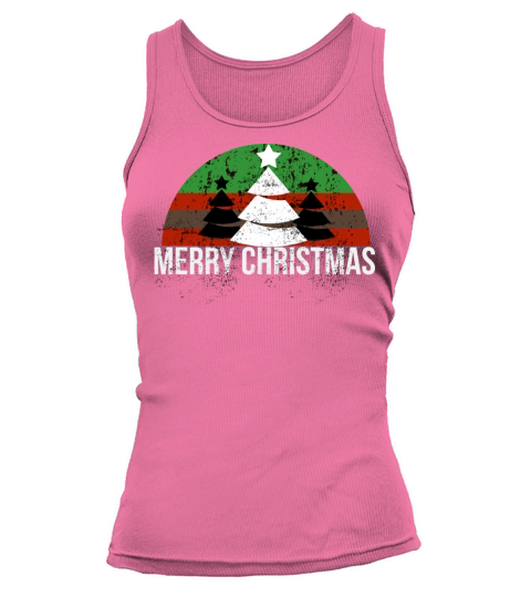 Merry Christmas vintage design Tank top Woman
